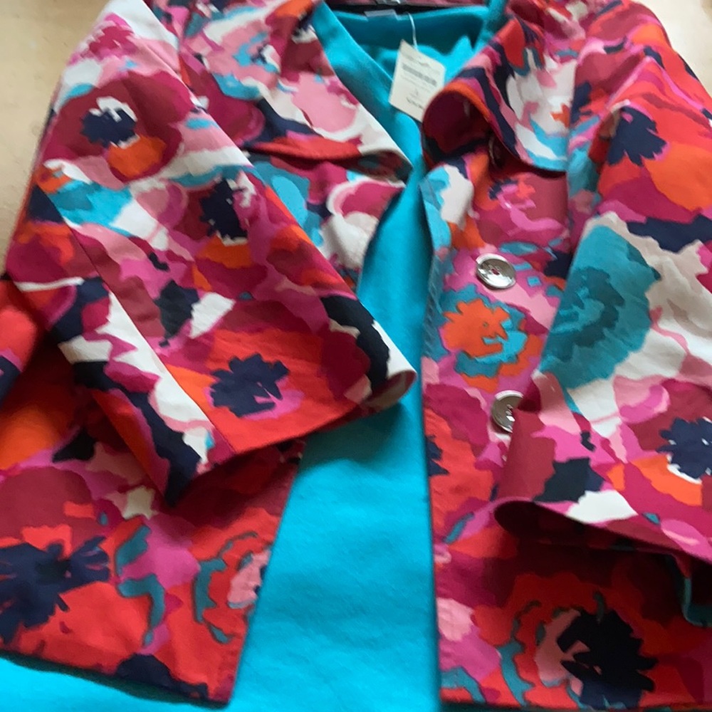 Rafaella Studio Multi Colored Jacket - image 1